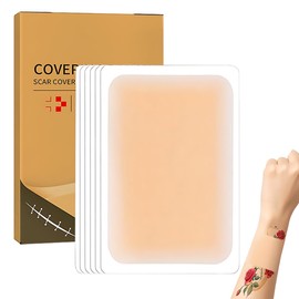 JUGUTA 6 Stück Tattoo Pflaster Tattoo Abdecken Tattoo Verdecken Tattoo Abdeckung Tattoo Folie Wasserfest Wasserfest Tattoo Abdecken Tattoo Verdecken