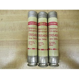 Gould Shawmut Ferraz Trionic TRS40R Fuse TRS40R (Pack of 3)