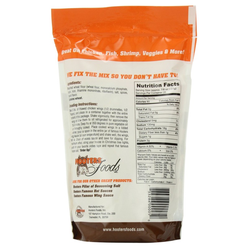 The Original Hooters Wing Breading - Crispy & Crunchy Coating
