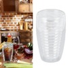 Double Wall Glass Coffee Cup 320ml High Temperature Resistance Clear