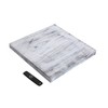 Gurfuy Extra Large Square Ottoman Table Tray 24" - Rustic