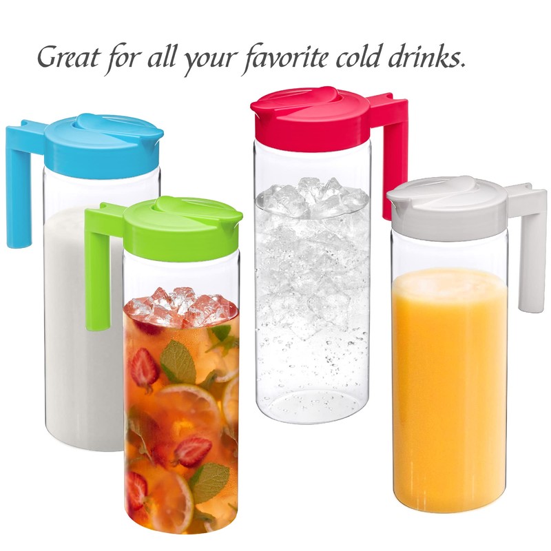 Amazing Abby - Skinny - Tritan Pitcher (64 oz), Unbreakable