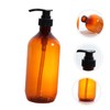 WOONEKY 2pcs Refillable Lotion Dispenser Pump Bottle Liquid Soap Shampoo