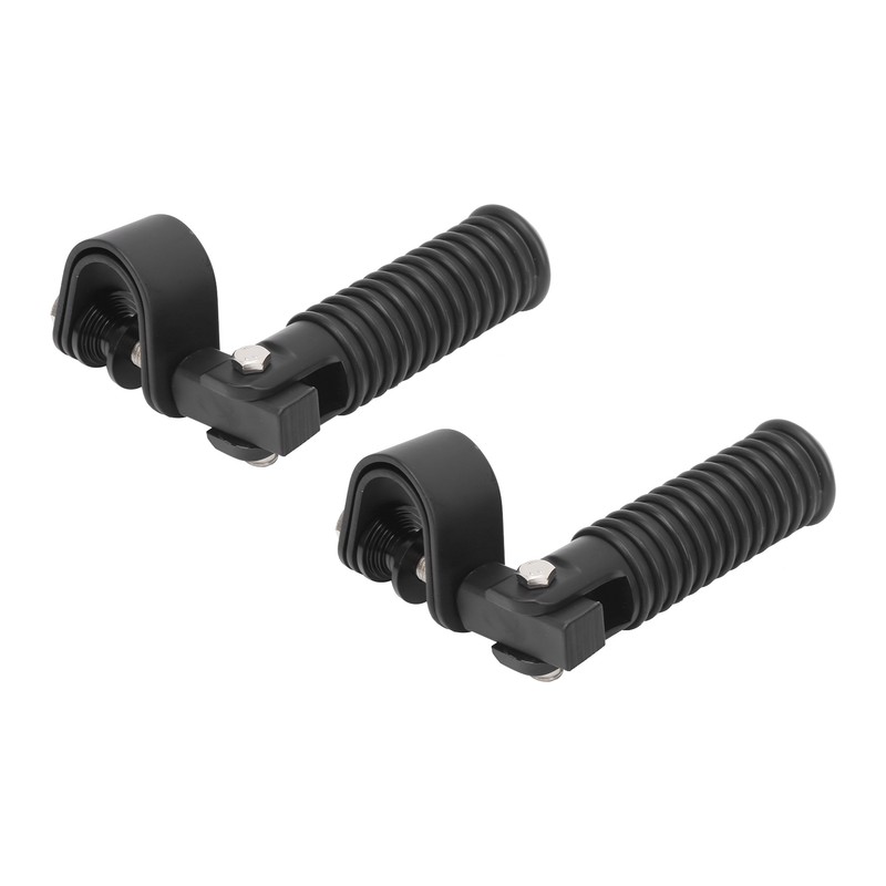 Pair of Motorcycle Foot Pegs Clamp Footrest Mount for 1in