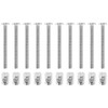 10 Sets of Furniture Connector Bolts and Barrel Nuts,Bed Bolt