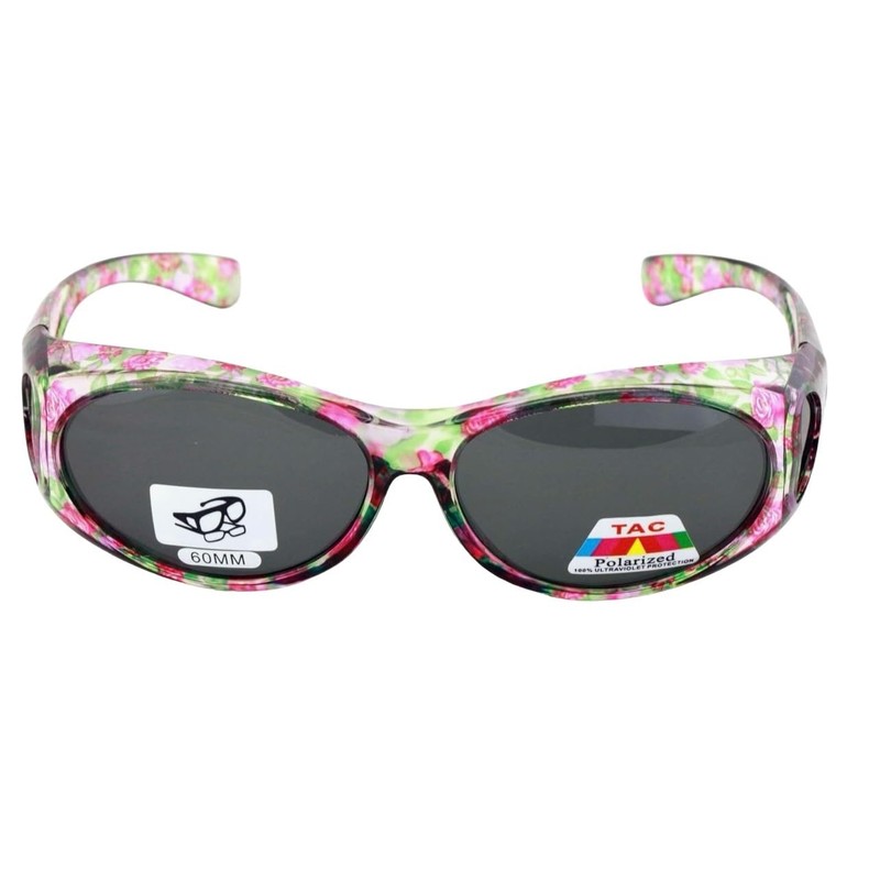 Fit Over Wrap Sunglasses Polarized Lens Wear Over Eyeglasses 100%