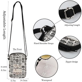 KUIYAI Nana Crossbody Purses Bag Grandma Gift Grandmother Messenger Bag Mimi Gigi Merchandise nana nana