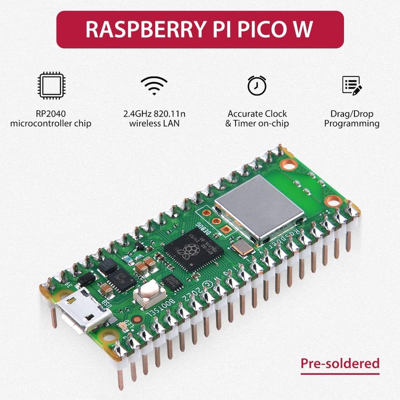 GeeekPi Ultimate Kit for Raspberry Pi Pico W with Headers,