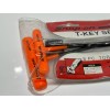Snap-On Tools USA (NOS New) AWCGT-500 5pc ORANGE Torx T-Key