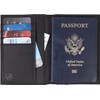 Travelon - Funda para pasaporte con bloqueo RFID, Negro -,