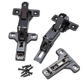 Salice 165° Cabinet Hinges, Face Frame, Titanium Finish, 1/2'' Overlay