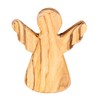 Guardian Angel Olive Wood H5 cm Lucky Charm Worry Stone