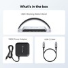 TobenONE Laptop Docking Station Dual Monitor HDMI, USB C Docking