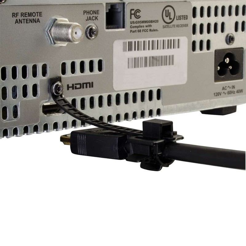 Legrand - C2G HDMI Cable Lock, Black HDMI Cable Locking
