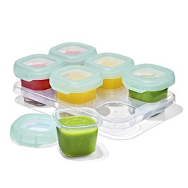 OXO Tot Baby Blocks Food Storage Containers (2 Oz.) - Opal