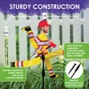 Whirligig Spinner Running Fireman 23" – Heroic Firefighter-Themed Design, Weather-Resistant