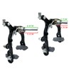 TEKTRO 900C Road Calipers Brake Set Dual Pivot 72-92mm Nutted