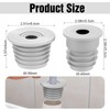 Gjinxi 2 Pcs Washing Machine Drain Hose Seal, Pipe Cover