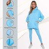 Janisramone® Women's Tracksuit Set - Fleece Hoodie With Side Split