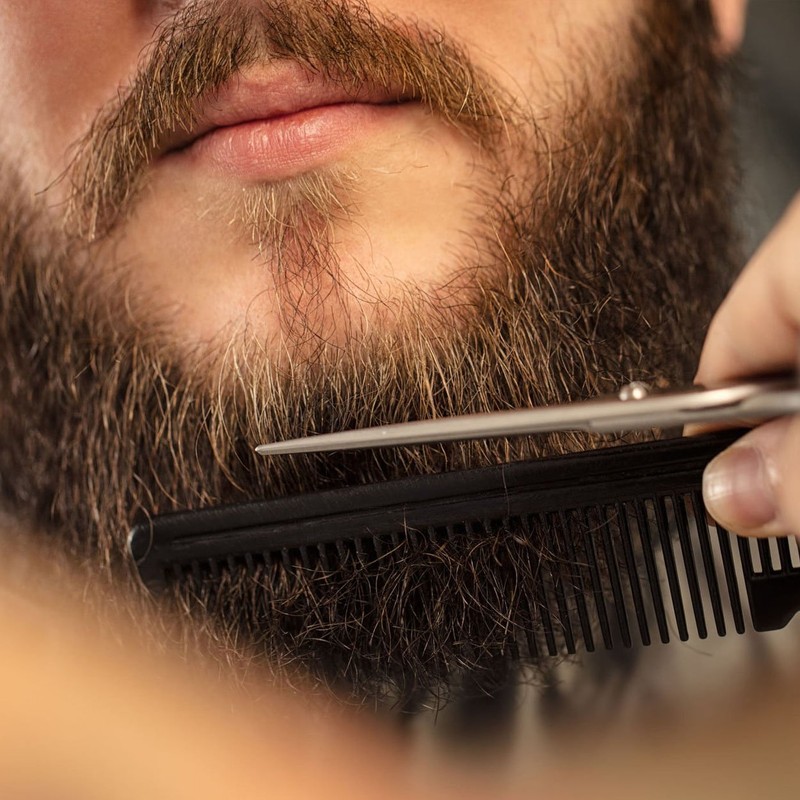 Professional Moustache Trimming Scissors with Groomarang Gift Pouch