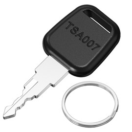 Master Keys Compatible with TSA 007, Ancable TSA 007 Luggage Keys Compatible with Luggage Suitcase Password Locks Black