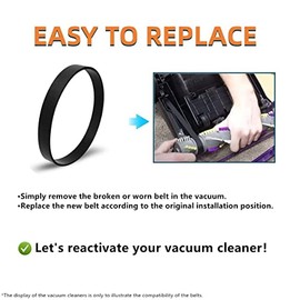 JEDELEOS - Correas de repuesto para Bissell PowerForce Helix (Turbo) Vacuum 2191, 2191U, 2190, 1700, 1701, 1797, 2691, 2692, 1240, 12B1, 68C7, 3920...