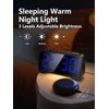 Mesqool Extra-Loud Alarm Clock with Bed Shaker for Heavy Sleepers,