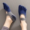 Small Fish Plus Five-Finger Split Toe Strap Yoga Pilates Fitness Socks One Size/Red 20ea