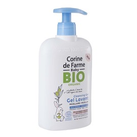 Corine de Farme - Baby Body & Hair Wash Gel - Organic Ecocert Certified - For Sensitive Skin, Delicate Hair - From Birth - 500ml