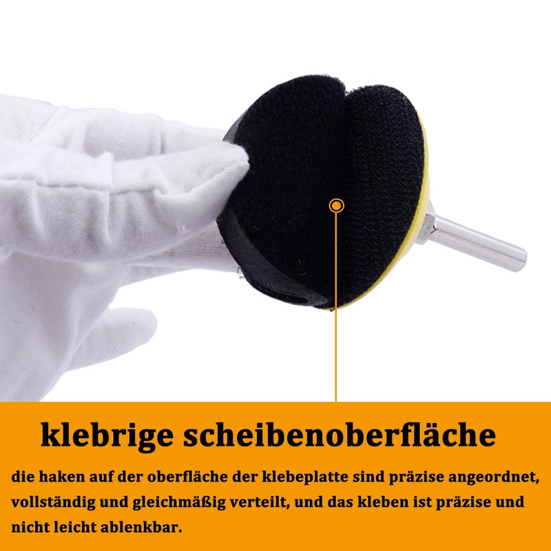 Bestgle Polishing Pad Adapter 2 Pieces 50 mm 2 Inch