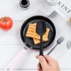 HOTEC 600℉ Heat Resistant BPA-Free Silicone Rubber Spatula Set,Kitchen Cooking