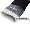 RAPICCA Animal Handling Gloves Bite Proof Double Leather Reinforced Padding