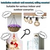 Uiivup 10Pcs Q-Hooks with seat Belt Buckles, Suitable for Hanging