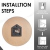 Britimes Round Wall Clock Silent Non-Ticking Battery Operated Clock 10