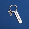 MYOSPARK Motorcycle Keychain Biker Keychain Born to Ride With Dirtbike