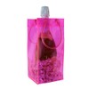 ICE BAG Collapsible Wine Cooler Bag (Translucent Pink)