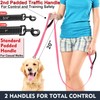 Dog Lead - With Two Padded Handles, Two Dog Leads