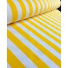 Sofia Striped Fabric 4cm Wide White Stripe Curtain Upholstery Home
