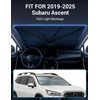 Proadsy Windshield Sun Shade Umbrella for 2019-2025 Subaru Ascent Foldable