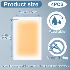 PAGOW 8 Pcs Tattoo Cover Up Tape, Waterproof Ultra Thin Scar Patch, Invisible Sweatproof Concealer Sticker, Breathable Skin Cover Up Pad for Tattoo, Scar, Birthmarks, Dark Spots (White Skin)