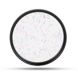 Colorful Starlight Brushed Lens Filter for Camera Highly Transparent Glass Prism Filter Camera Accessories