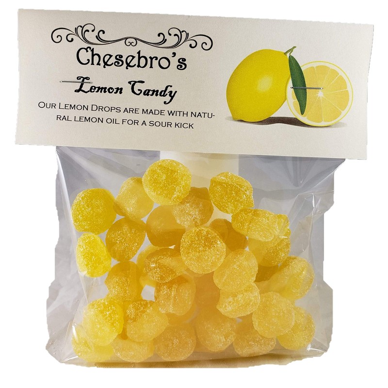 Lemon Kettle-Cooked Hard Candy Drops, 3 Pack of 4.5 oz.