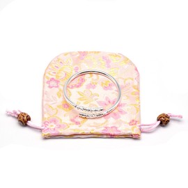 Zen Dear Monkey King(Sun Wukong) Golden Cudgel Shape Adjustable Bracelets Stone Monkey Ruyi Bang Plated Narrow Open Cuff Bangle (Silver)