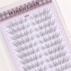 Winkii 노글루 가닥 인조 속눈썹 내추럴 맑은 속눈썹 풀 필요없음