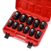 CASOMAN 11PCS 1/2-Inch Drive Large Impact Socket Set, 6 Point,