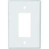 Eaton 2751W Oversize 1-Gang Decorator GFCI Wallplate, Thermoset, White