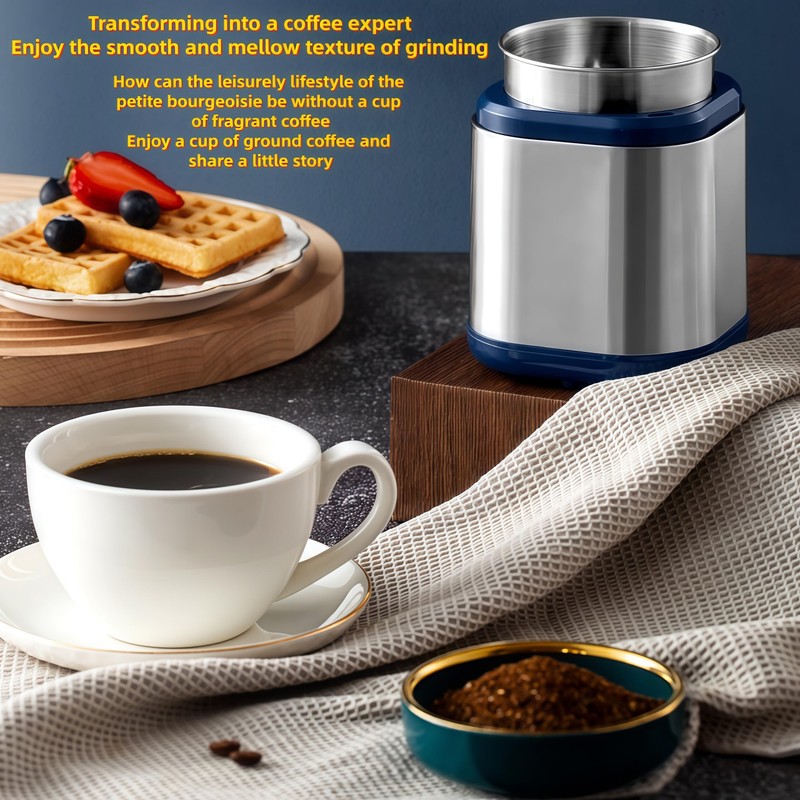 Electric Coffee Grinder 200W, Stainless Steel Blade Spice Grinder with