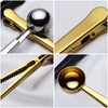 2-in-1 Stainless Steel 1 Tablespoon Coffee Scoop Clip Set of