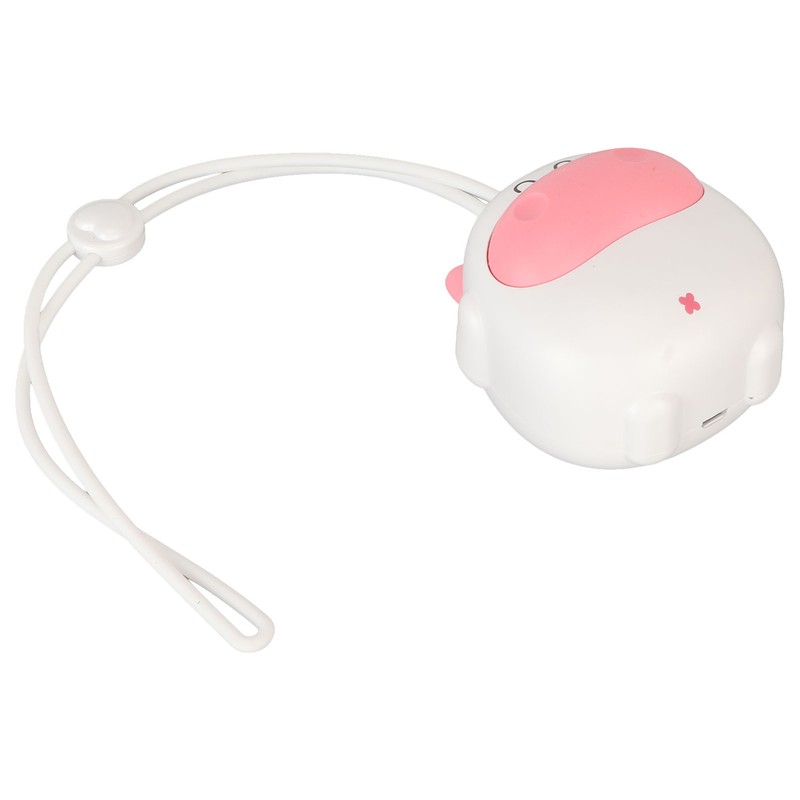 Mini Hanging Neck Fan USB Rechargeable 3 Speeds Bladeless Hands