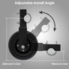 Gate Wheel 8 inch Under Mount Farm Gate Caster with